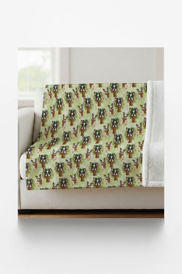 Scarf & Spruce Sherpa Blanket - London Penny Gift Wrap