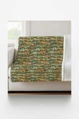 Pennsylvania Postcard Memories Sherpa Blanket - London Penny Gift Wrap