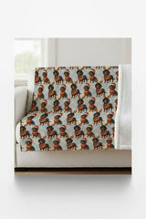 Jolly Long Dog Sherpa Blanket - London Penny Gift Wrap