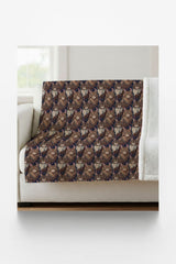 Purrfectly Maine Coon Cat Sherpa Blanket - London Penny Gift Wrap