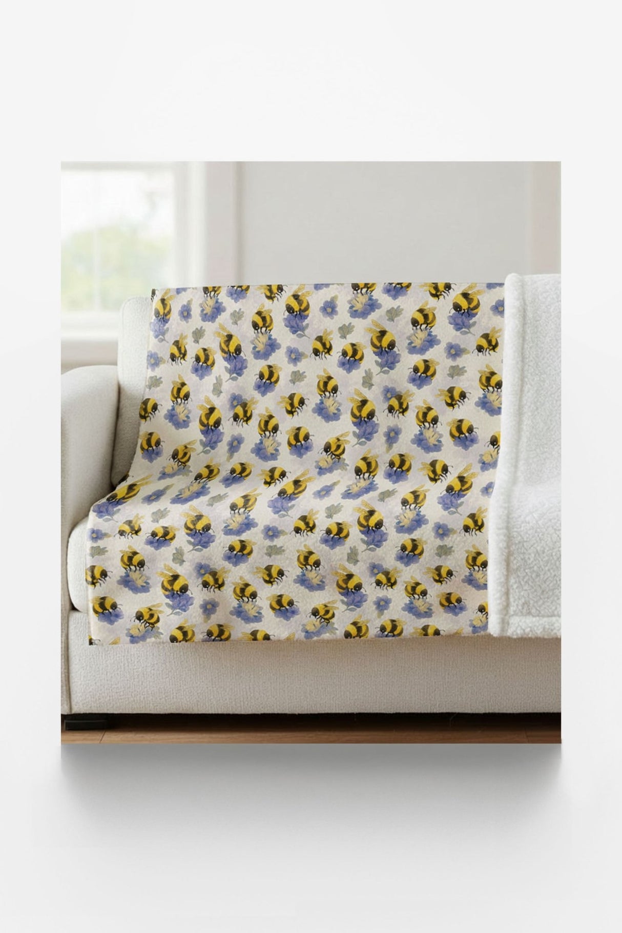 Buzz & Bloom Sherpa Blanket - London Penny Gift Wrap
