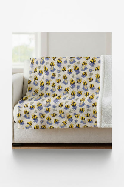 Buzz & Bloom Sherpa Blanket