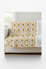 Happy Honeybees Sherpa Blanket - London Penny Gift Wrap