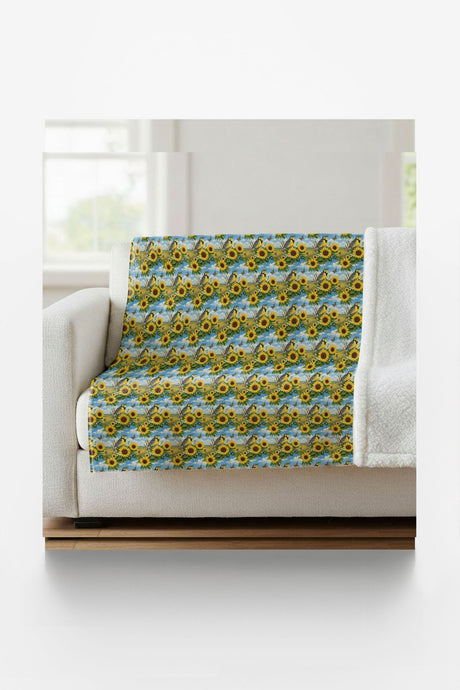 Kansas Flora & Fauna Sherpa Blanket - London Penny Gift Wrap