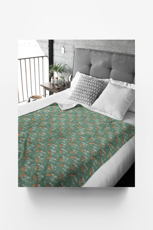 Rudolph Says 67 Sherpa Blanket