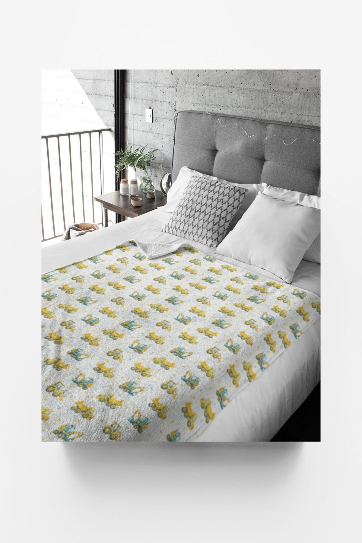 Under Construction Sherpa Blanket - London Penny Gift Wrap