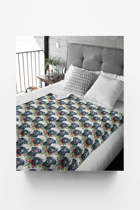 The Holiday Lab Sherpa Blanket - London Penny Gift Wrap