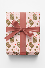 Gingerbread Joy Wrapping Paper | Michelle Gilsey | Artist Corner