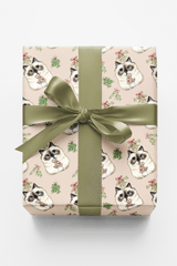 Mistletoe Kisses Wrapping Paper | Michelle Gilsey | Artist Corner - London Penny Gift Wrap