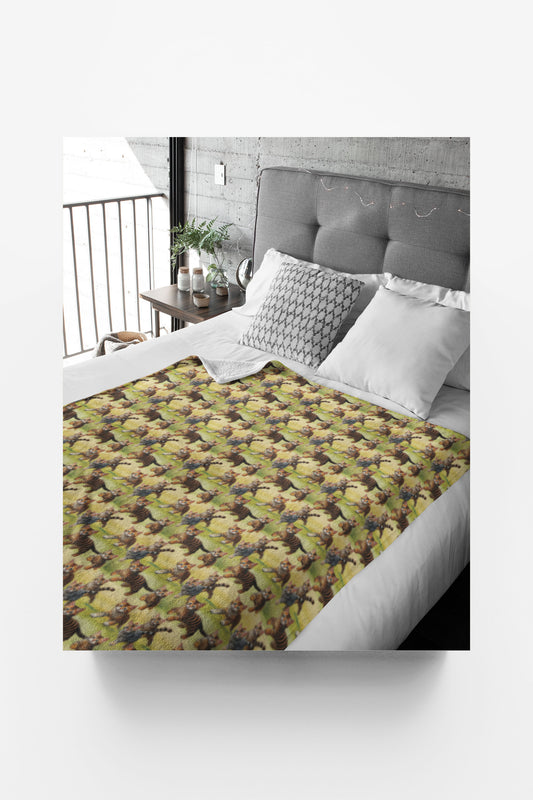 Baby Cats at Play Sherpa Blanket