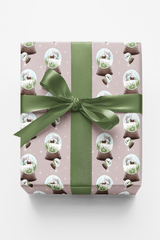 Winter Snow globe Wrapping Paper | Michelle Gilsey | Artist Corner - London Penny Gift Wrap