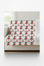 Frosty Frenchies Sherpa Blanket - London Penny Gift Wrap