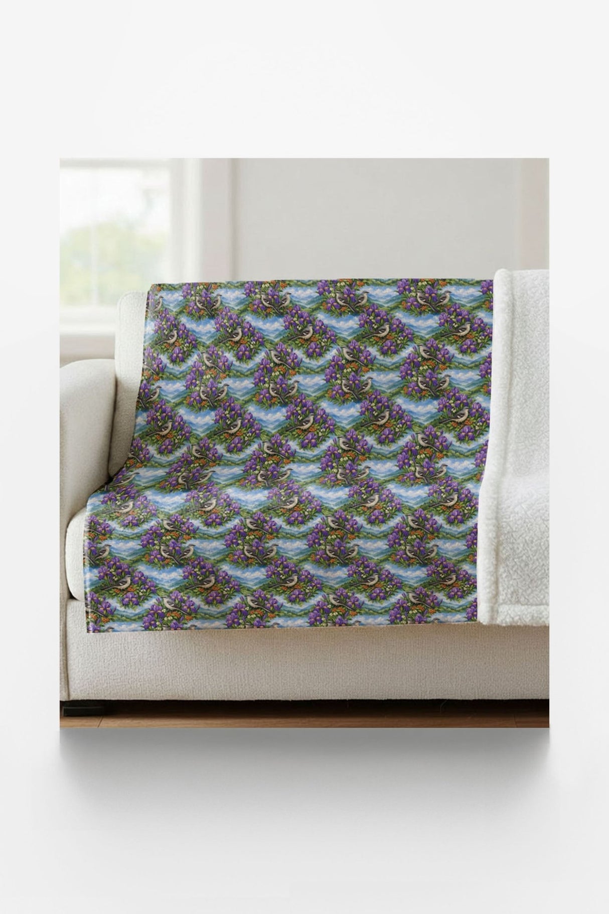 Tennessee Flora & Fauna Sherpa Blanket - London Penny Gift Wrap