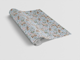 Red merle Aussie Spring Garden Wrapping Paper - London Penny Gift Wrap