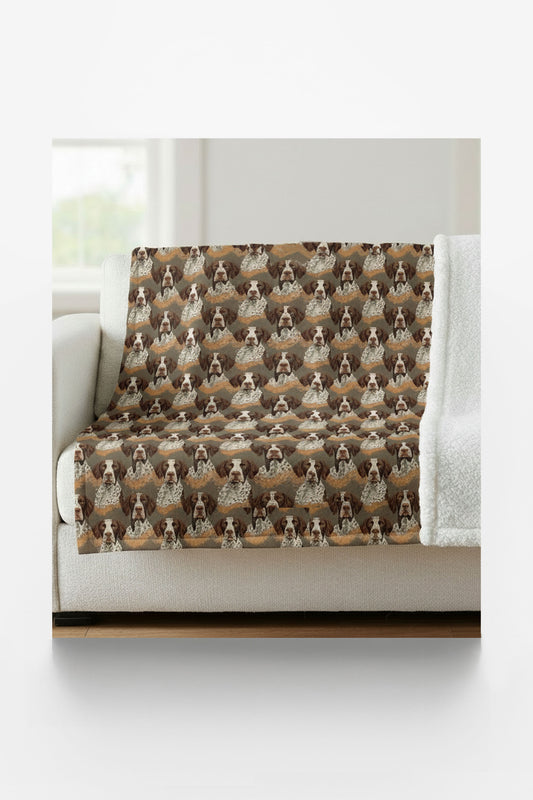 The Pointer Parade Sherpa Blanket