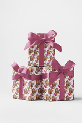 Floral Owl Wrapping Paper | Michelle Gilsey | Artist Corner