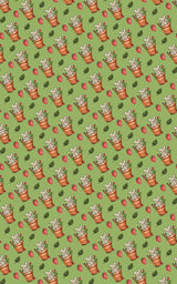 Strawberry Squeak Wrapping Paper | Michelle Gilsey | Artist Corner - London Penny Gift Wrap