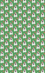 Winter Seal With Mittens Wrapping Paper | Michelle Gilsey | Artist Corner - London Penny Gift Wrap