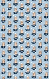 Cocoa Owl Wrapping Paper | Michelle Gilsey | Artist Corner