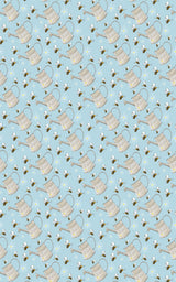 Buzzy Bee Wrapping Paper | Michelle Gilsey | Artist Corner