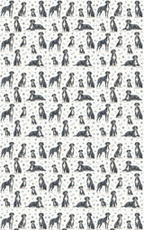 Playful Great Dane Companions Wrapping Paper - London Penny Gift Wrap