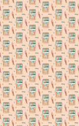 Box Of Fish Wrapping Paper | Michelle Gilsey | Artist Corner