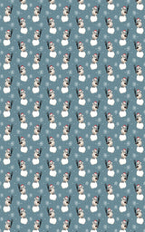 SantaSnowbird Wrapping Paper | Michelle Gilsey | Artist Corner - London Penny Gift Wrap