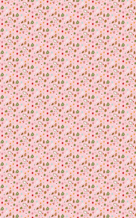 Xmas Sweets Wrapping Paper | Michelle Gilsey | Artist Corner - London Penny Gift Wrap