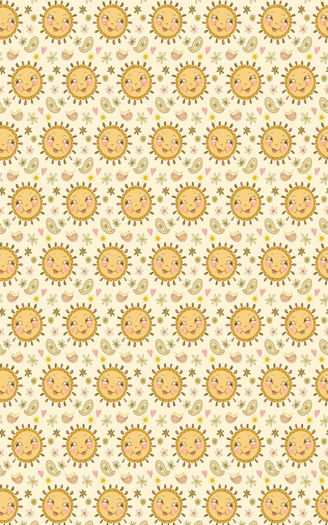 Sunny Sunflower Wrapping Paper | Michelle Gilsey | Artist Corner - London Penny Gift Wrap