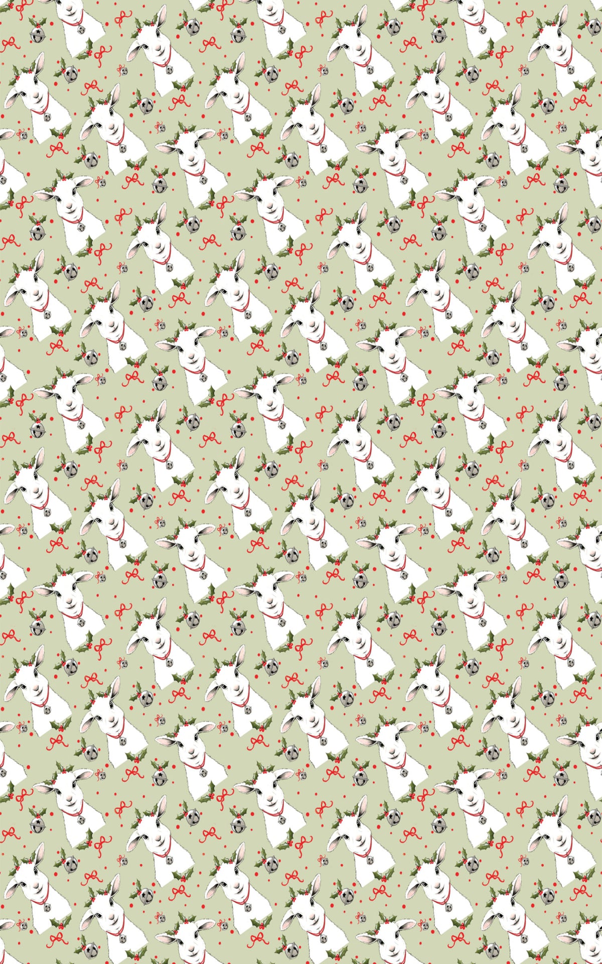 Holly Belle Wrapping Paper | Michelle Gilsey | Artist Corner