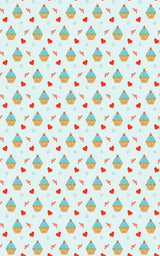 Cupcakes N Giggles Wrapping Paper | Michelle Gilsey | Artist Corner