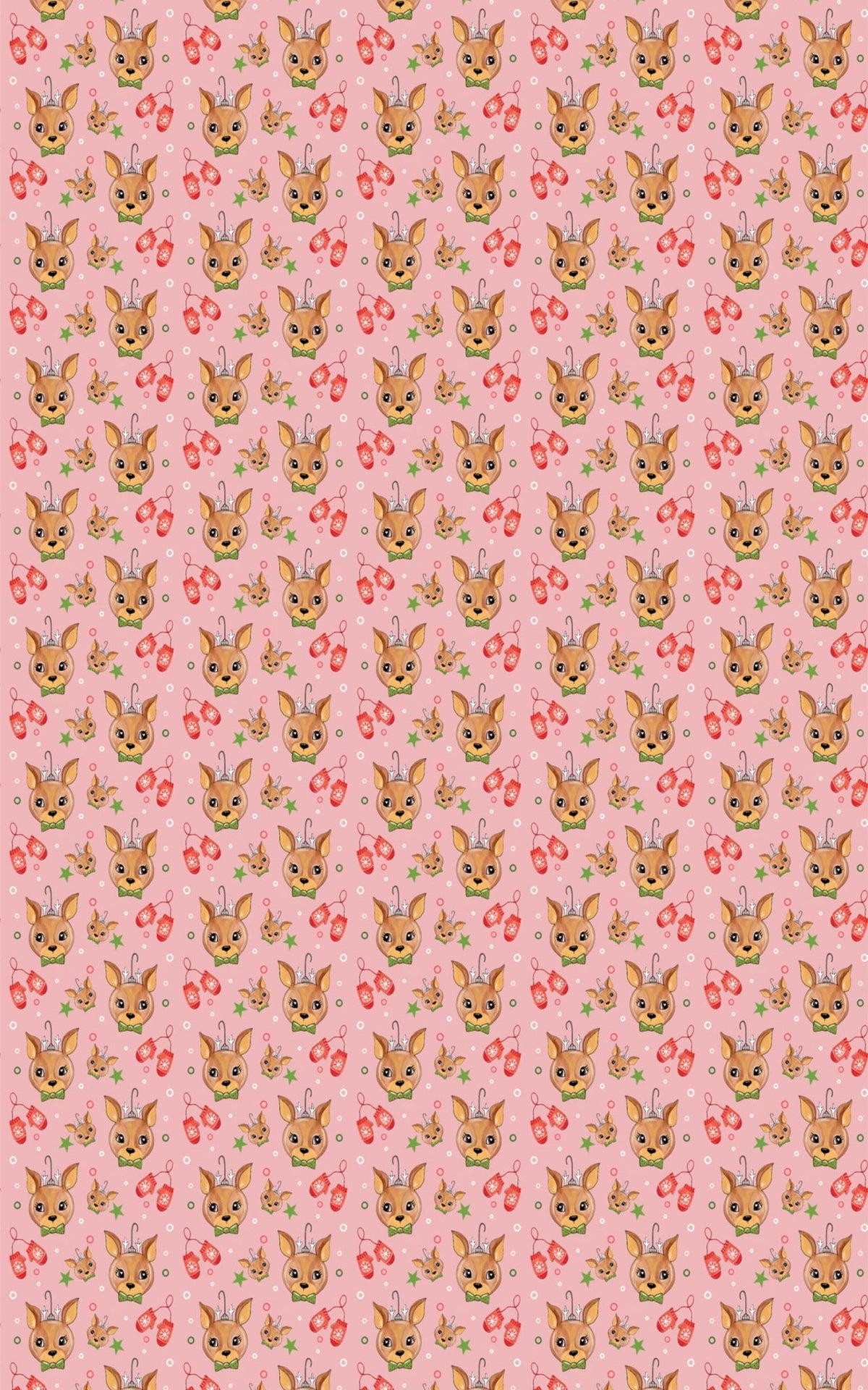Reindeer Ornaments Wrapping Paper | Michelle Gilsey | Artist Corner - London Penny Gift Wrap
