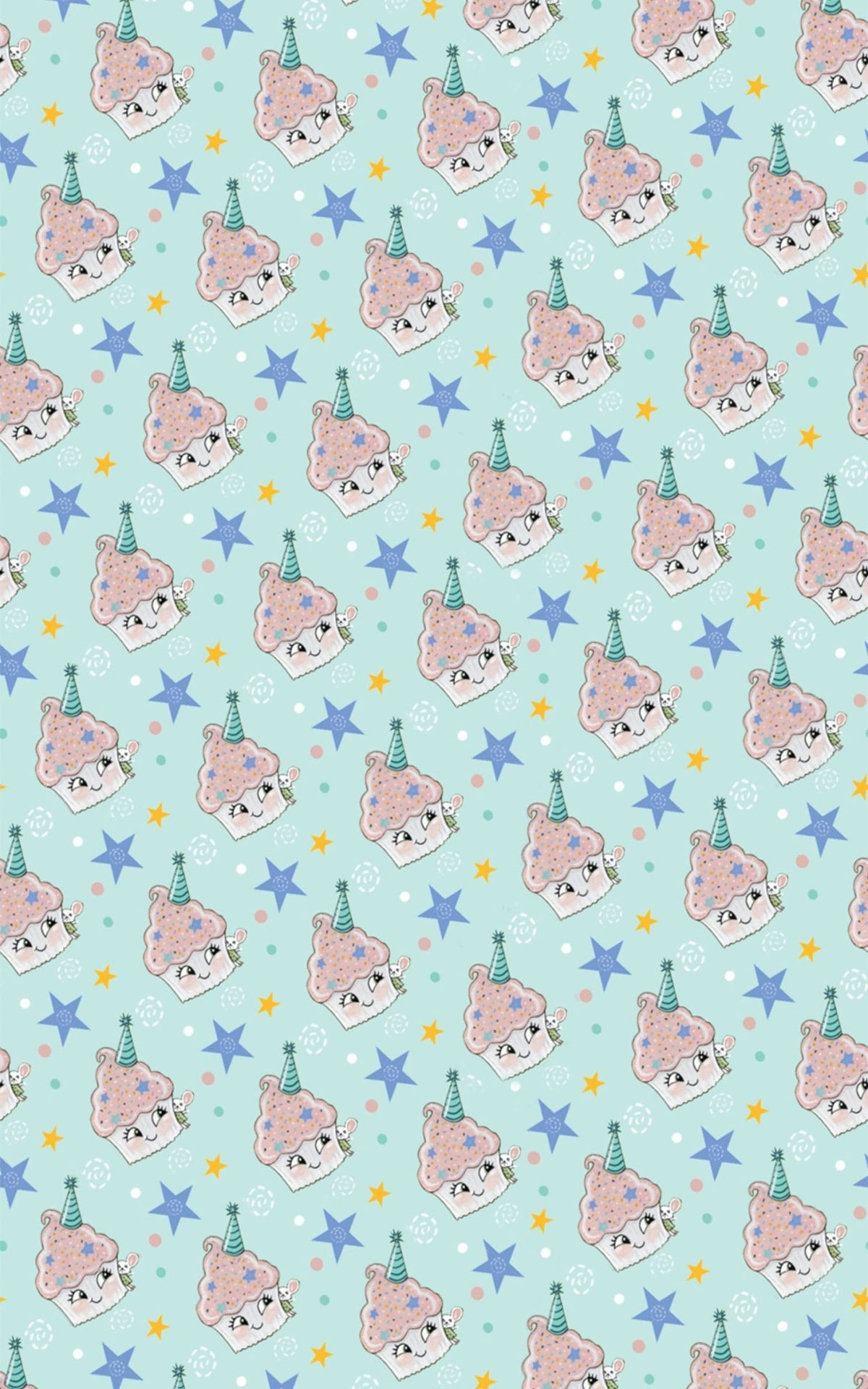 Celebration Cupcake Wrapping Paper | Michelle Gilsey | Artist Corner - London Penny Gift Wrap