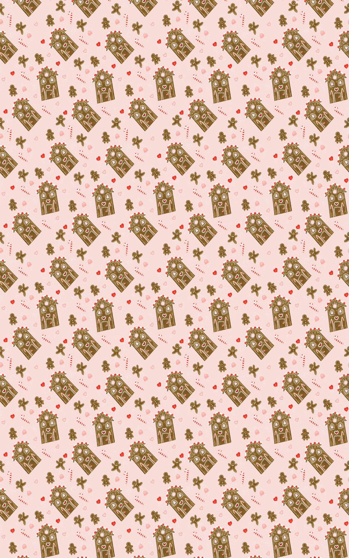 Gingerbread Joy Wrapping Paper | Michelle Gilsey | Artist Corner