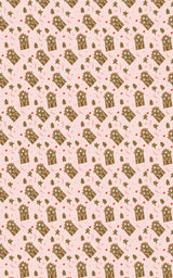 Gingerbread Joy Wrapping Paper | Michelle Gilsey | Artist Corner