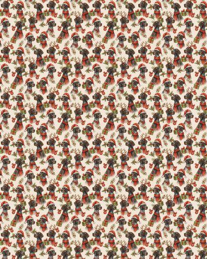 Mistletoe & Pointer Toes Sherpa Blanket