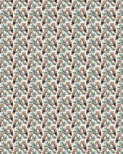 Winter Hoots Sherpa Blanket