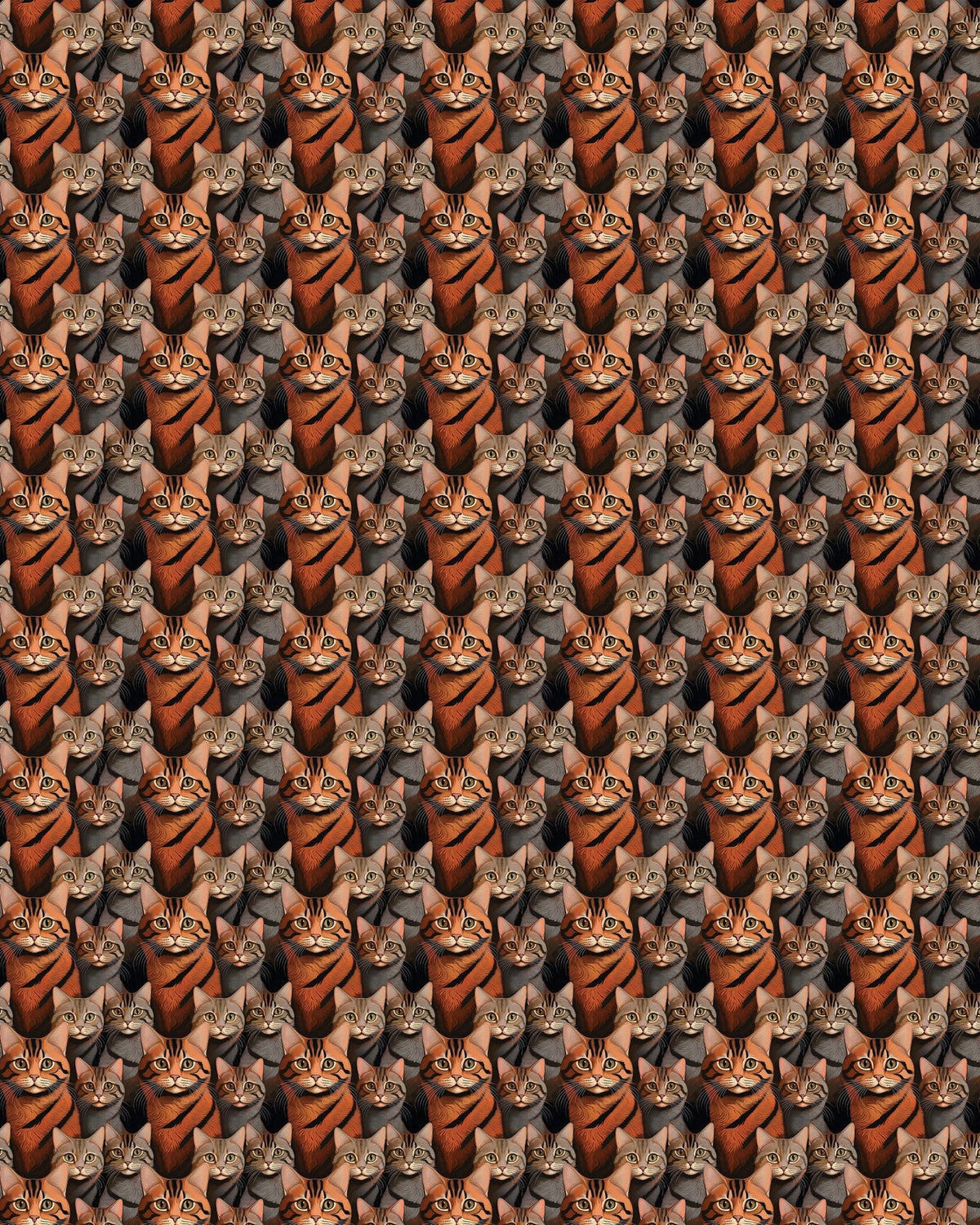 The Tabby Cat Parade Sherpa Blanket - London Penny Gift Wrap