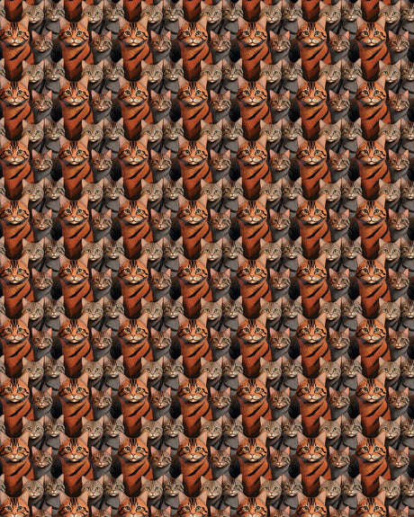 The Tabby Cat Parade Sherpa Blanket - London Penny Gift Wrap