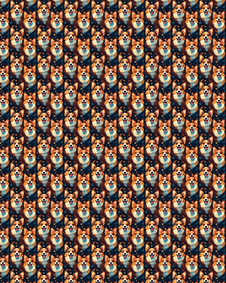 Crown & Corgi Sherpa Blanket - London Penny Gift Wrap