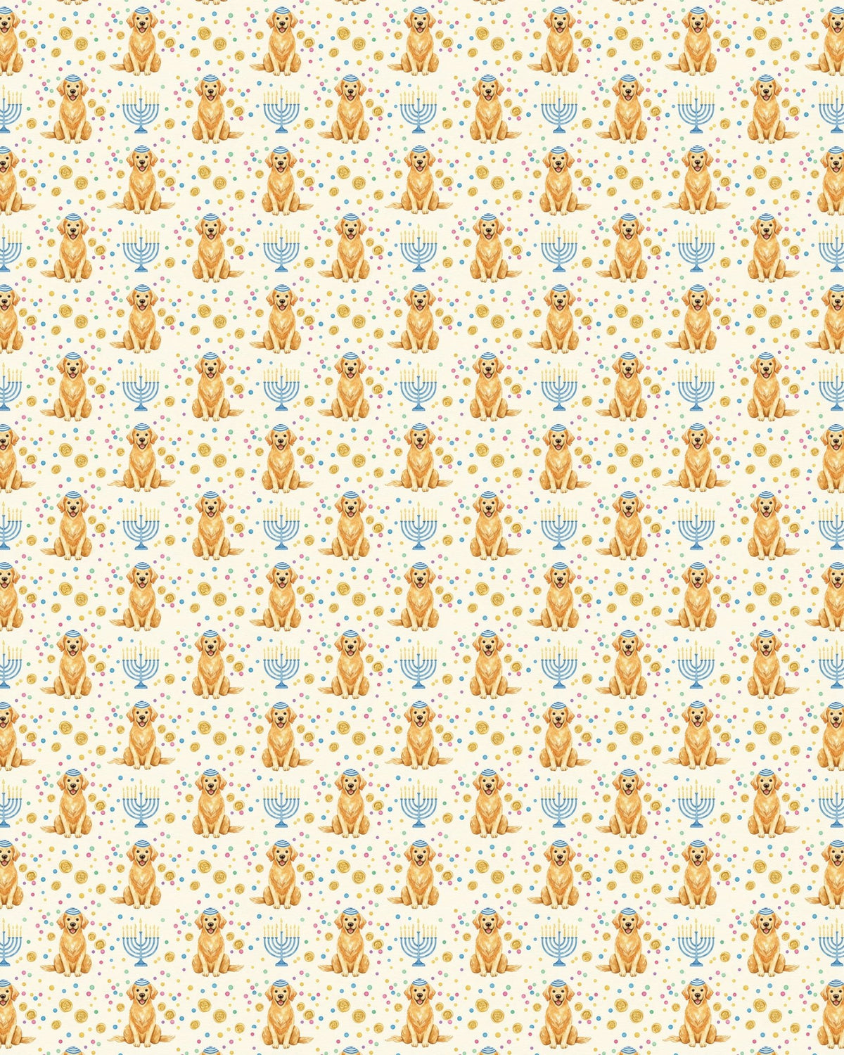 Golden Hanukkah Joy Sherpa Blanket - London Penny Gift Wrap