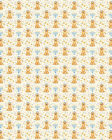 Golden Hanukkah Joy Sherpa Blanket - London Penny Gift Wrap