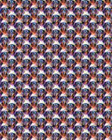 The Dashing Dachshund Sherpa Blanket - London Penny Gift Wrap
