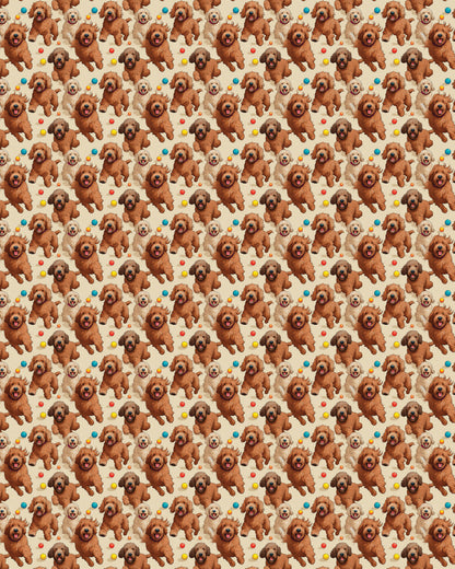 Doodle Frolics Sherpa Blanket