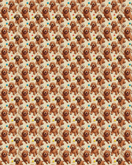 Doodle Frolics Sherpa Blanket - London Penny Gift Wrap