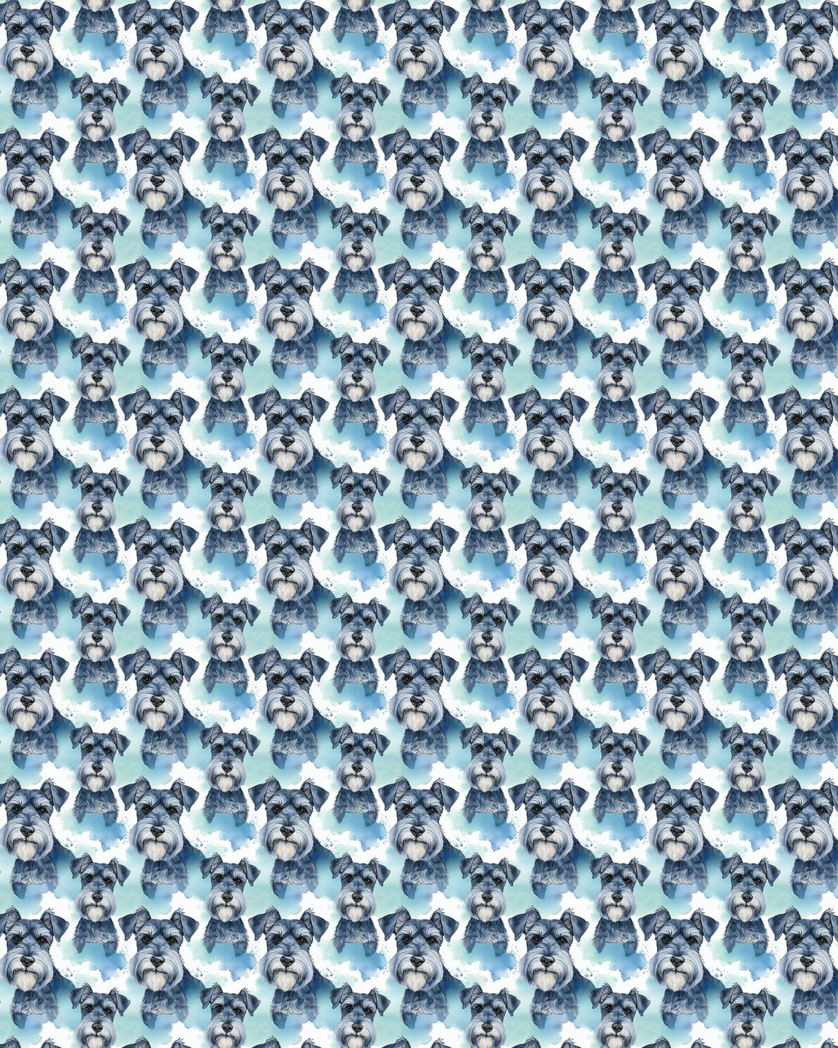 Schnauzer Chic Sherpa Blanket - London Penny Gift Wrap
