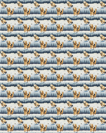 Game On, Goldens! Sherpa Blanket