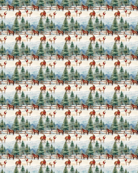 Evergreen Equestrian Sherpa Blanket - London Penny Gift Wrap
