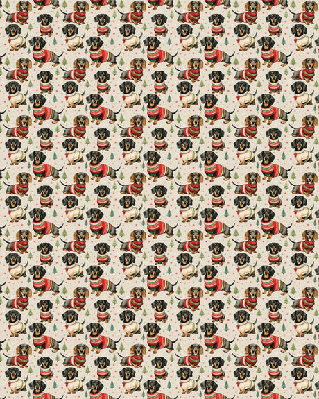 Dashing Dachshunds Sherpa Blanket - London Penny Gift Wrap