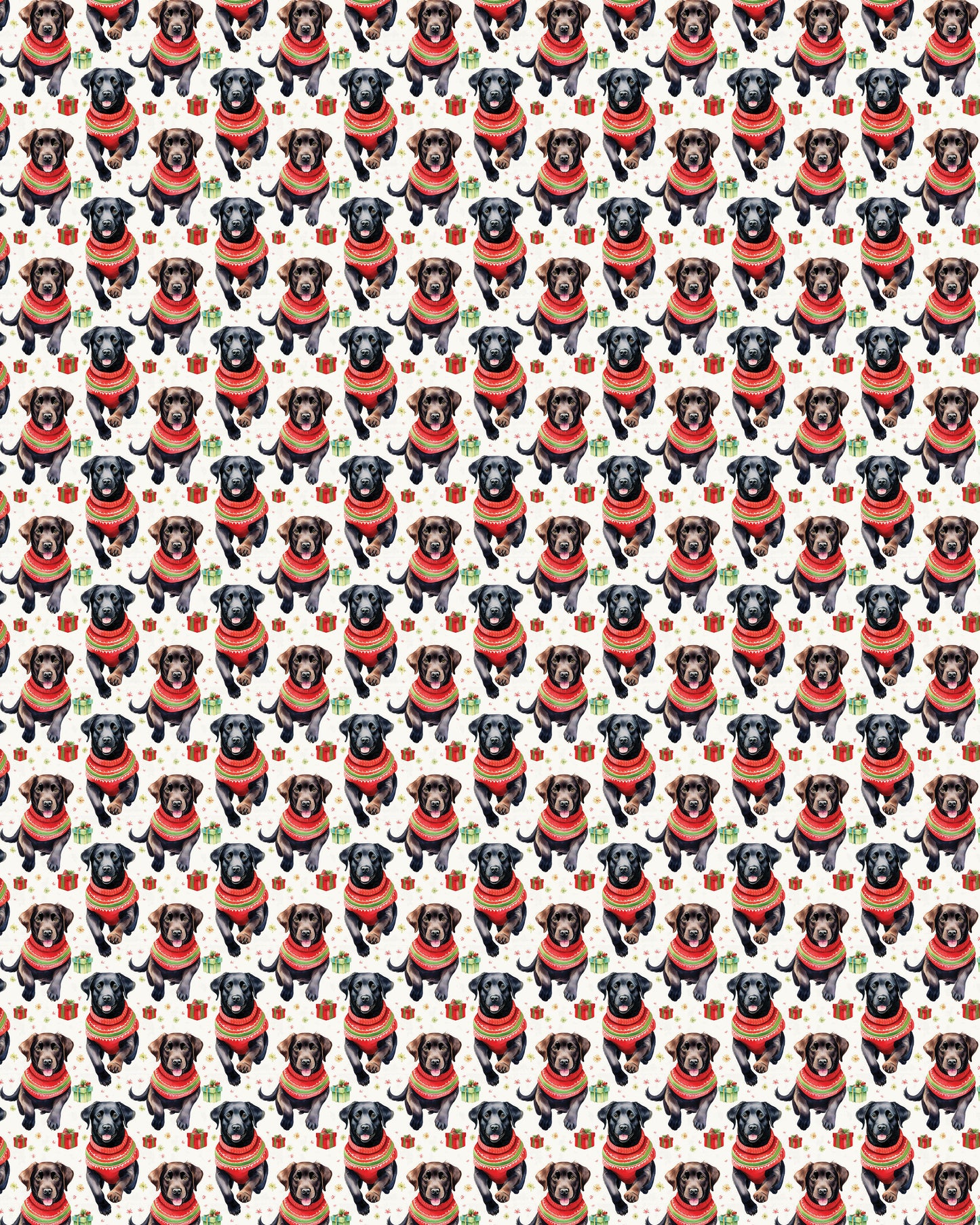 Labrador Holiday Sweaters Sherpa Blanket